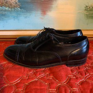 Florsheim Lexington Black Leather Oxford Shoes 11.5 D